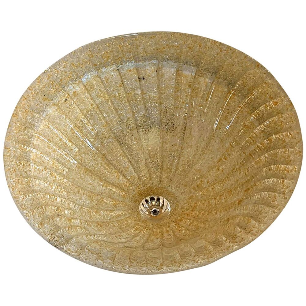 Murano glass flush mount