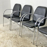 Set of 4 design chairs