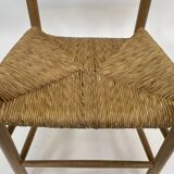 Vintage chair danish design papercord 60s dining chair