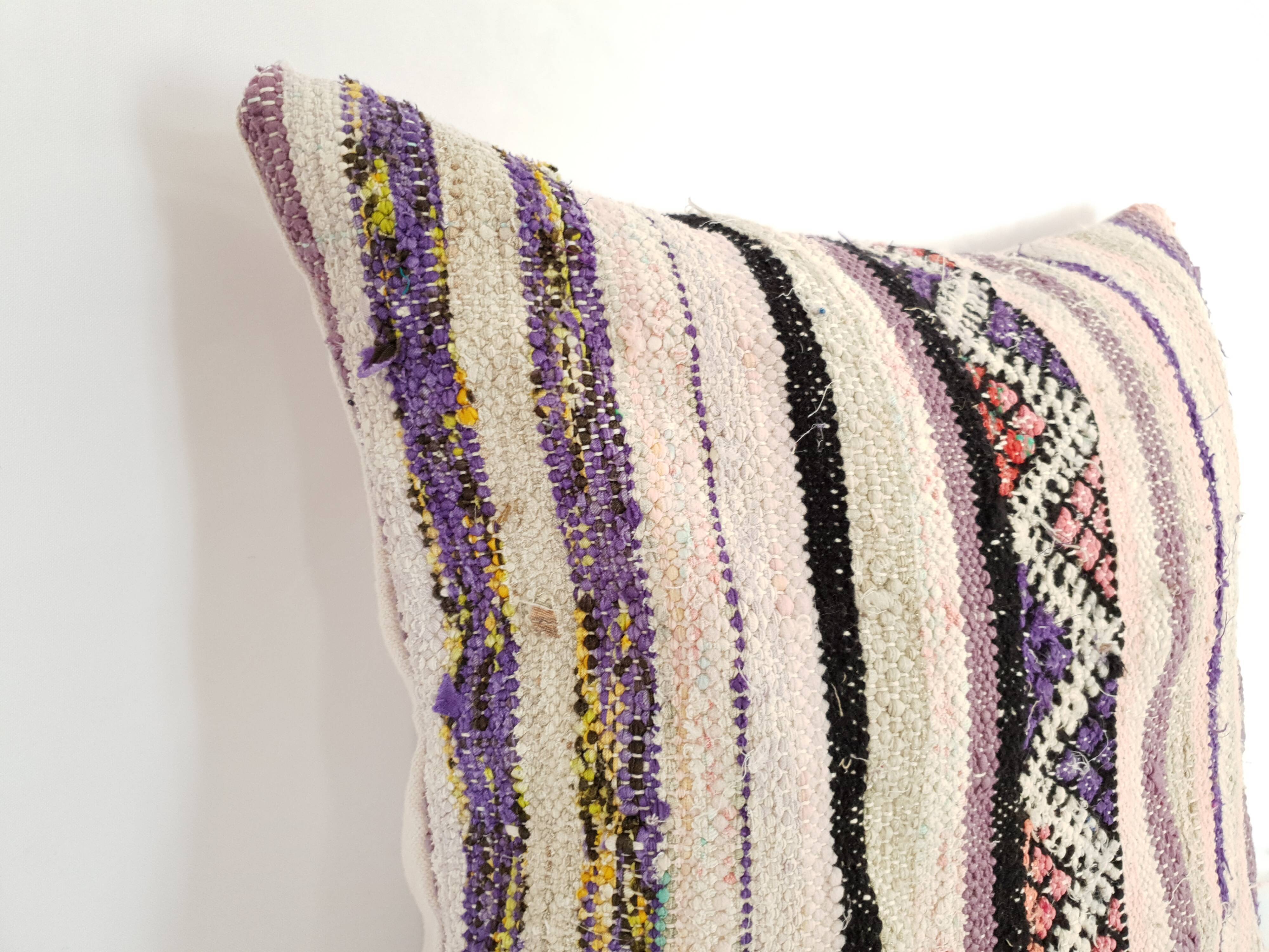 Housse de coussin kilim berbère 50x50