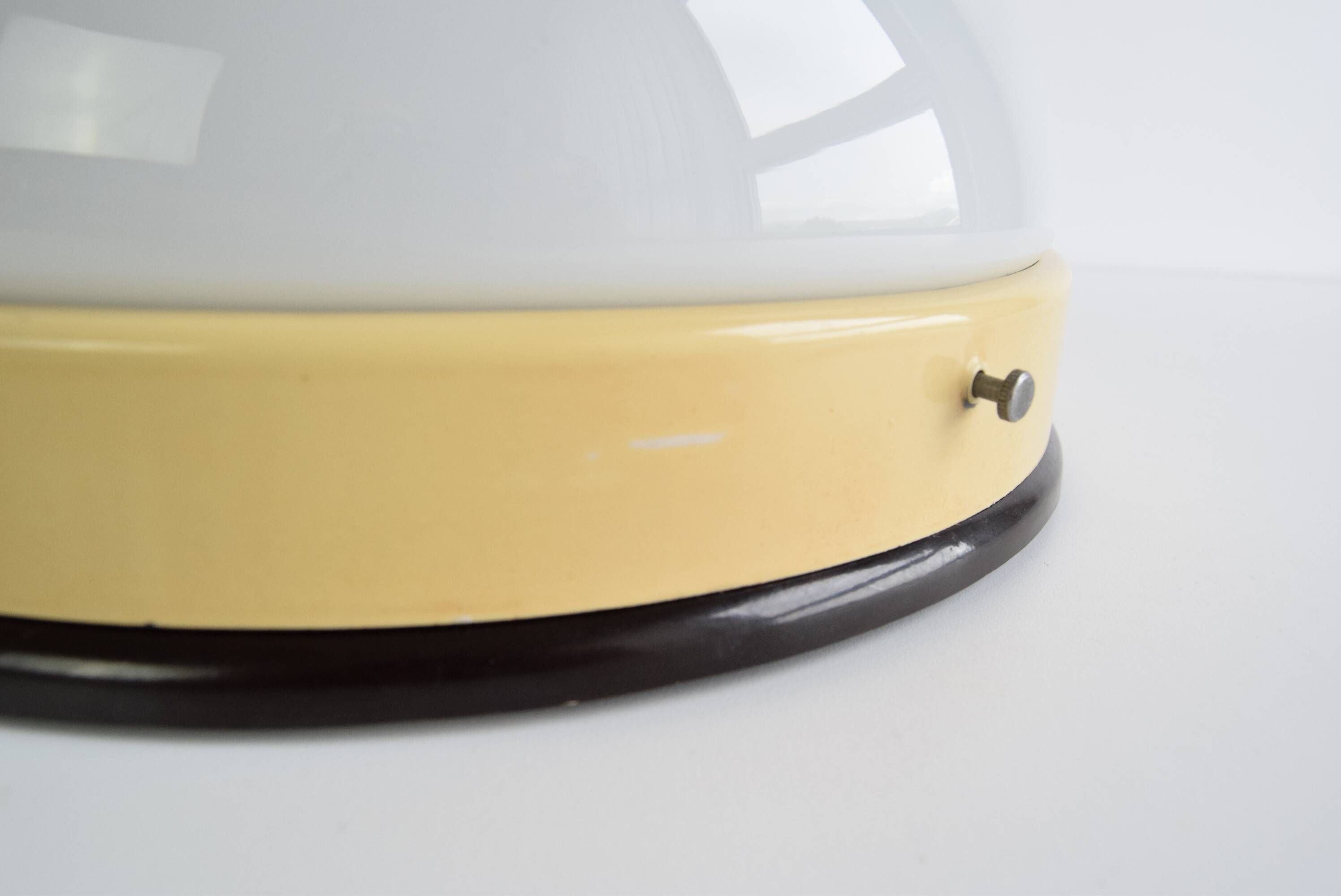 Industrial Bakelite Wall or Ceiling Light, 1950's.