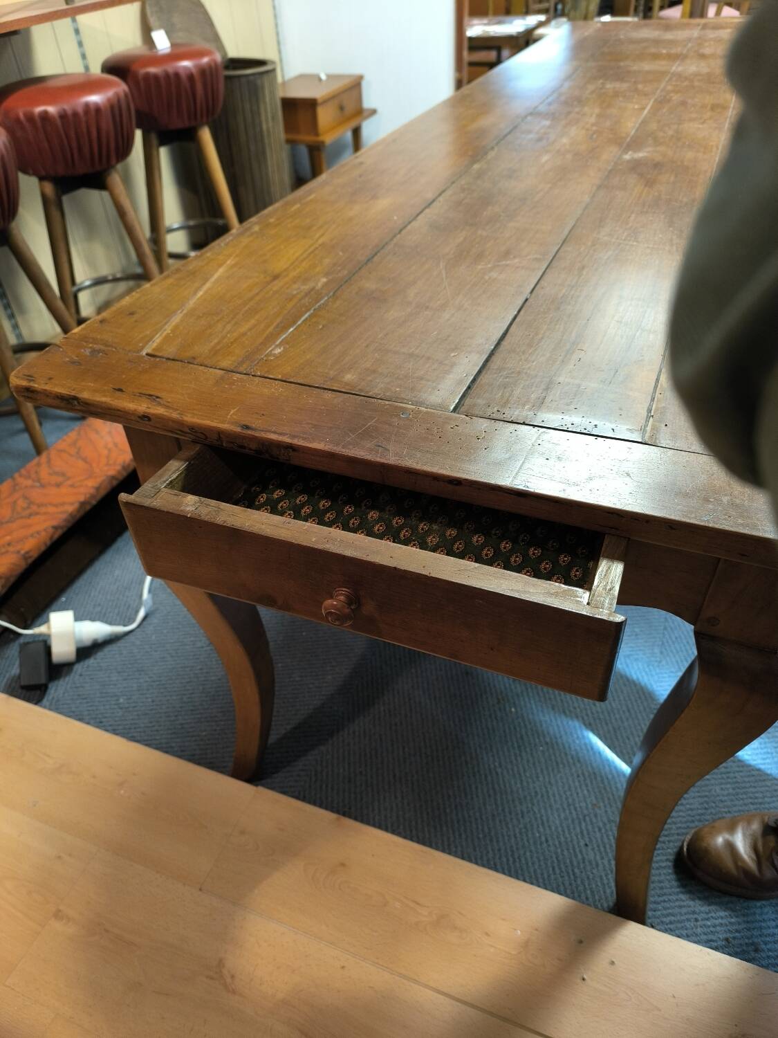 Large convent table circa 1900