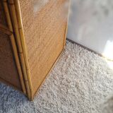 Vintage rattan chest of drawers