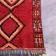 Red Boujad Moroccan rug - 224 x 113 cm