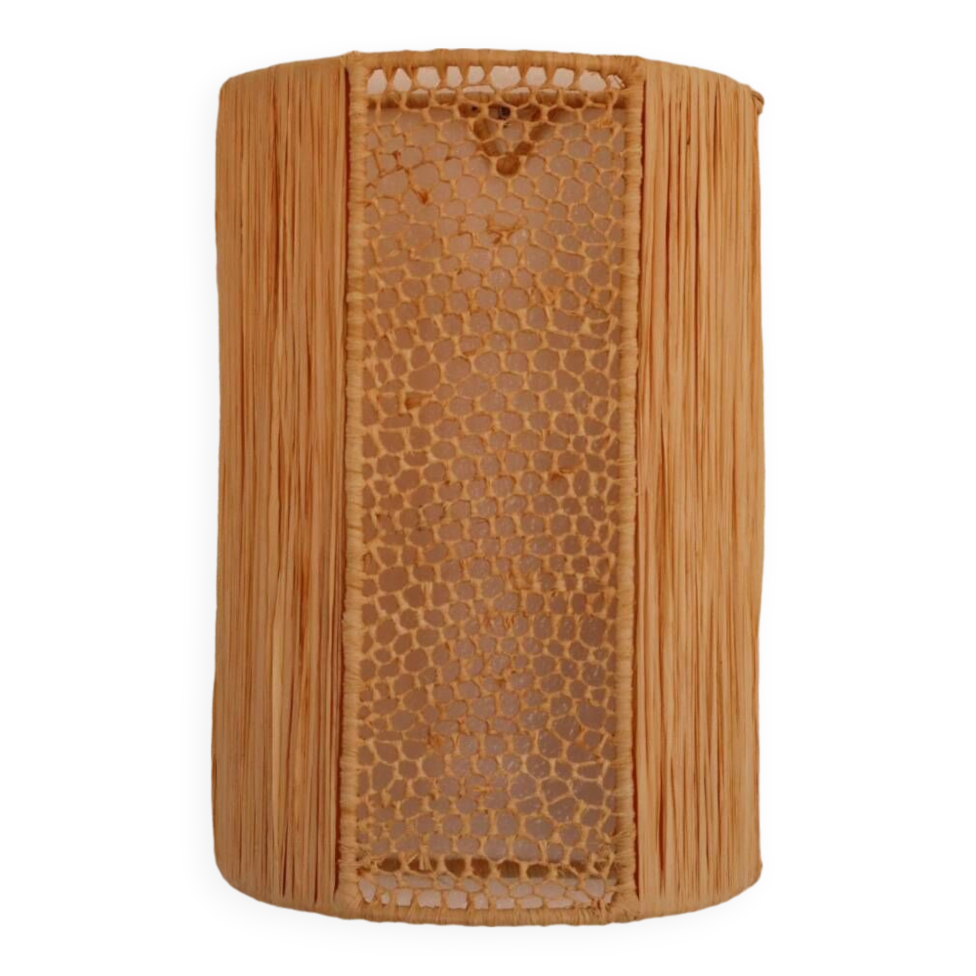 Bohemian Honeycomb Raffia Wall Sconces