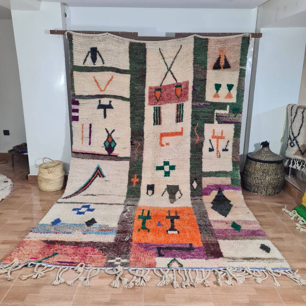 Handmade Moroccan Berber rug 300 x 200 cm