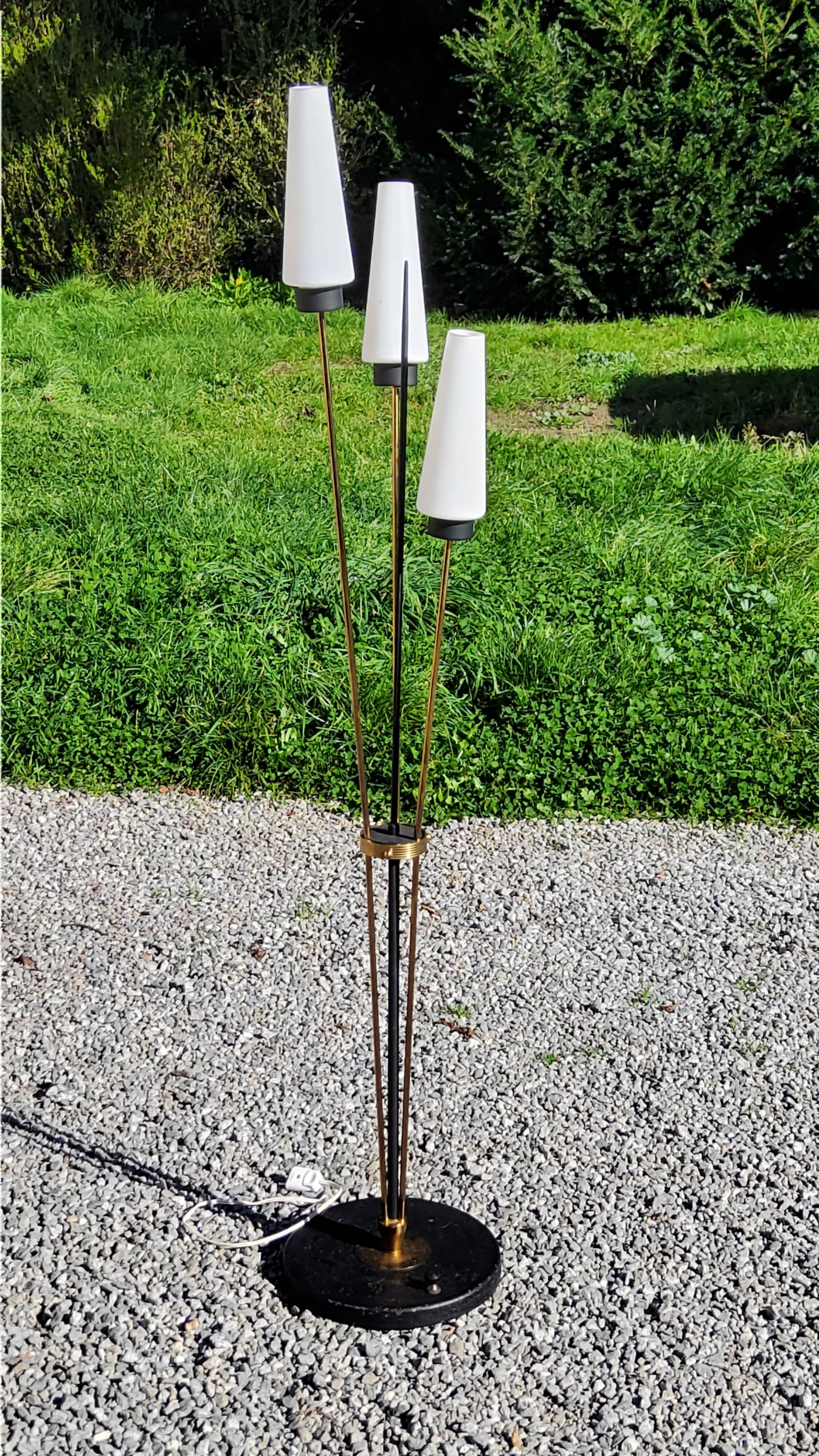 Vintage floor lamp from the 60s from Lunel