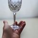 9 verres à vin / eau en cristal taillé