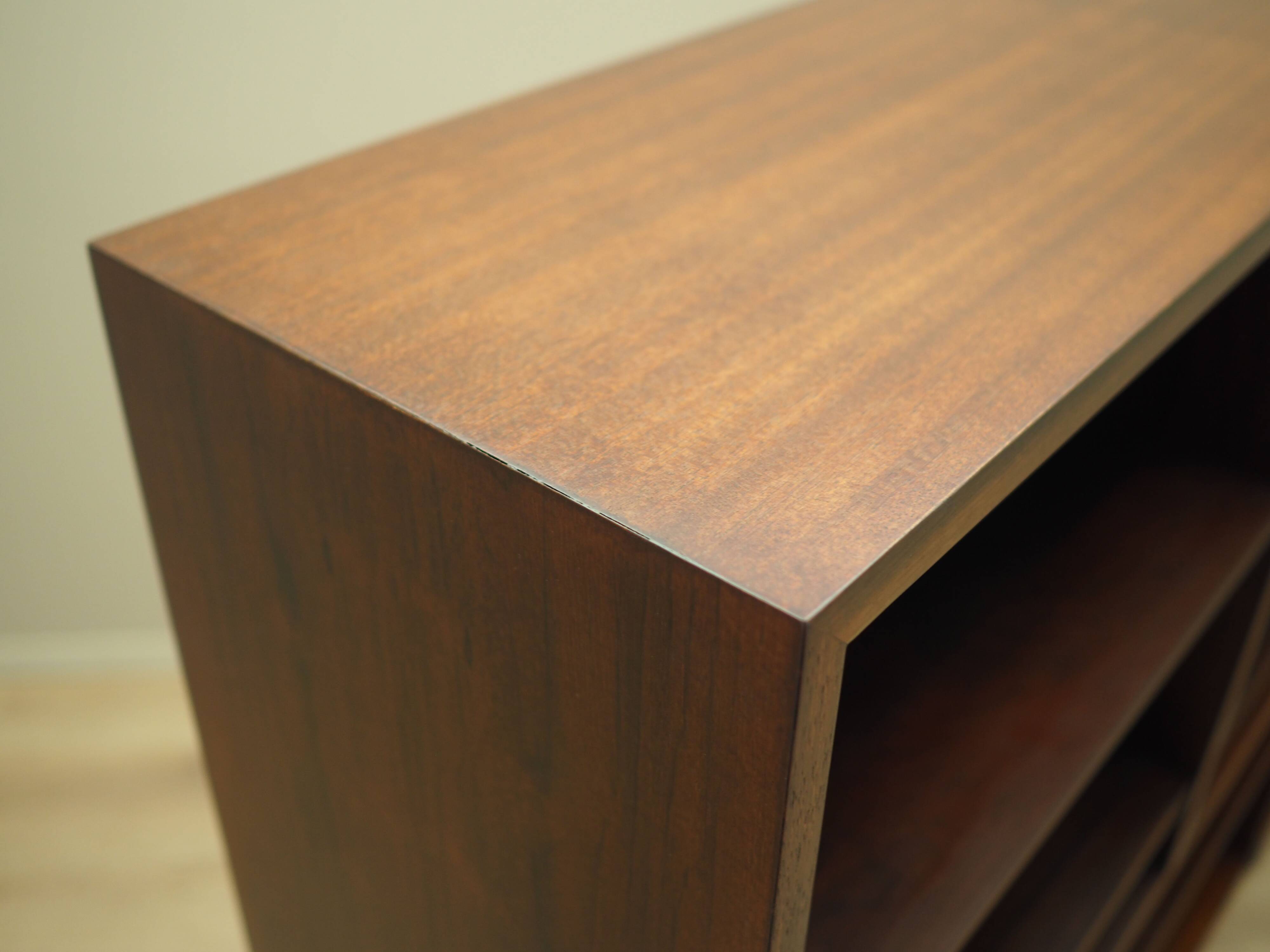 Mahogany bookcase, Danish design, 1970s, manufacturer: Omann Jun