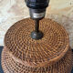 Wicker lamp foot