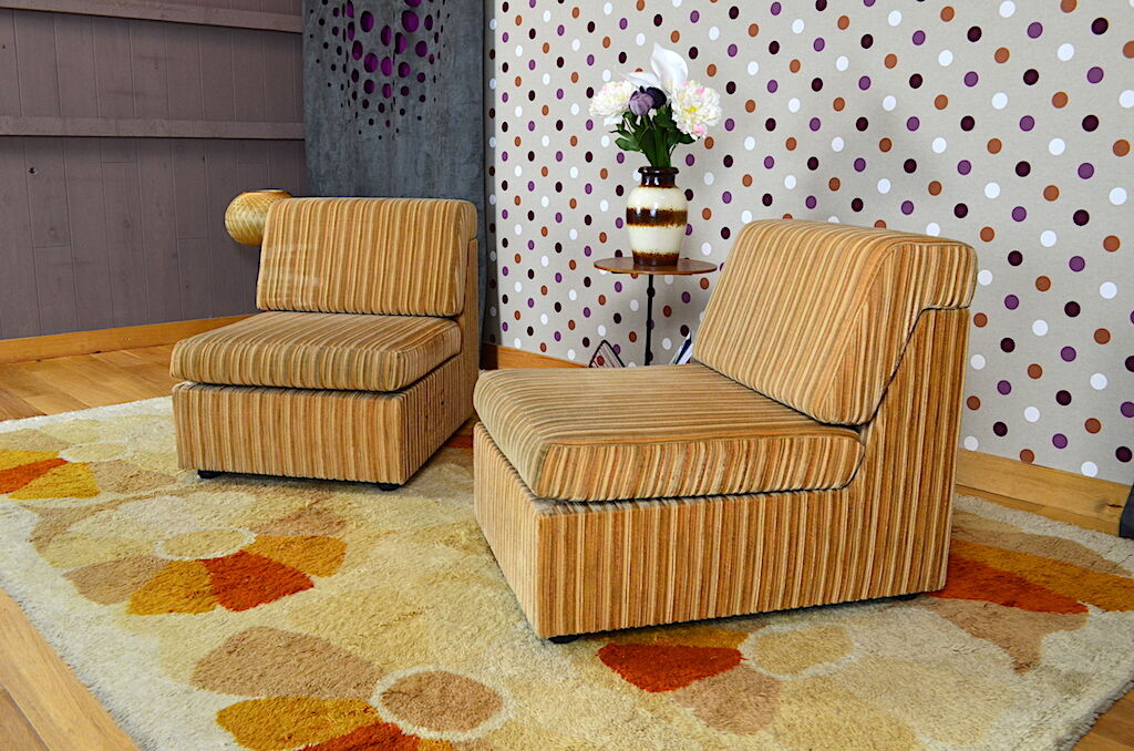 Pair of vintage armchairs 1970s