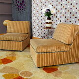 Pair of vintage armchairs 1970s
