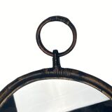 Faux bamboo chinoiserie mirror, France, 1960s - 1970s