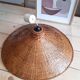 Vintage wicker pendant lamp