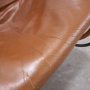 Leren Nonna fauteuil à bascule Paul Tuttle, Strässle, fauteuil à bascule