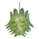 Italian Green Felci Murano Glass Chandelier Green by Simoeng for Simoeng