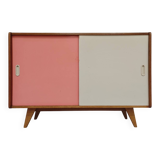 Wooden buffet U 452 pink by Jiri Jiroutek for Intérier Praha 1960