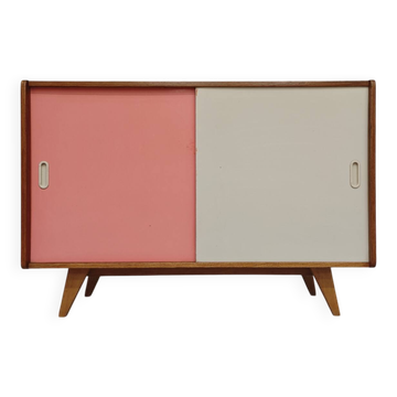 Wooden buffet U 452 pink by Jiri Jiroutek for Intérier Praha 1960