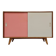 Wooden buffet U 452 pink by Jiri Jiroutek for Intérier Praha 1960