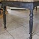 Table de ferme chêne massif 250cm d’office vintage 10-12 personnes