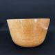 Vintage glazed stoneware large salad bowl, France