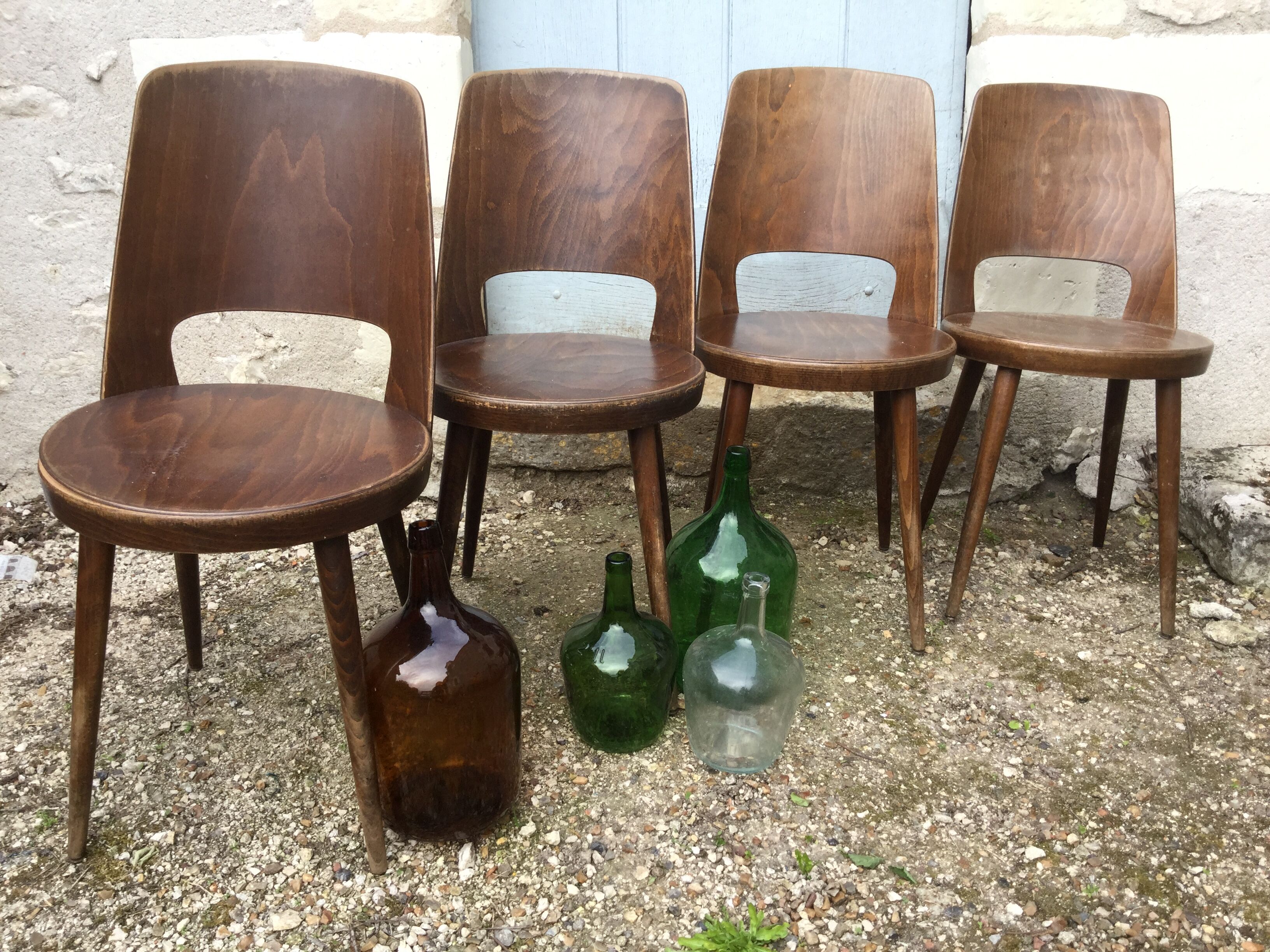 Set of four chairs Baumann Mondor