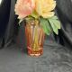 Old large pink glass vase circa 1960