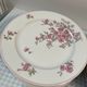 Series of 12 porcelain dessert plates decorated with flowers Bernardaud Limoges