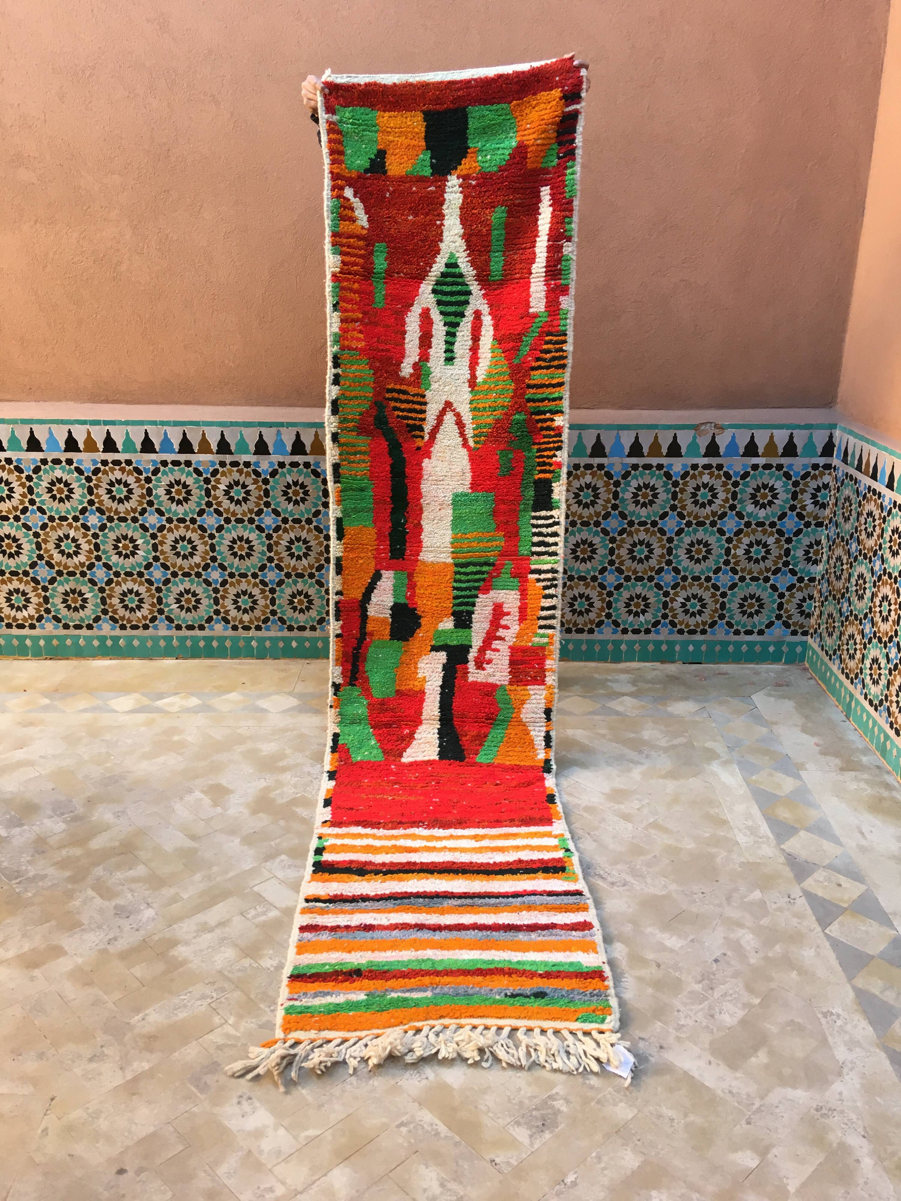 Boujaad Runner Rug 300 x 69 cm