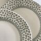 4 English dinner plates.