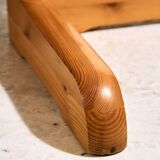 Pine dining set by Rainer Daumiller, Set of 7