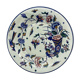 Plate gien with cornucopia decoration insect peacock butterfly