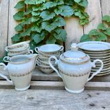 Hard porcelain service