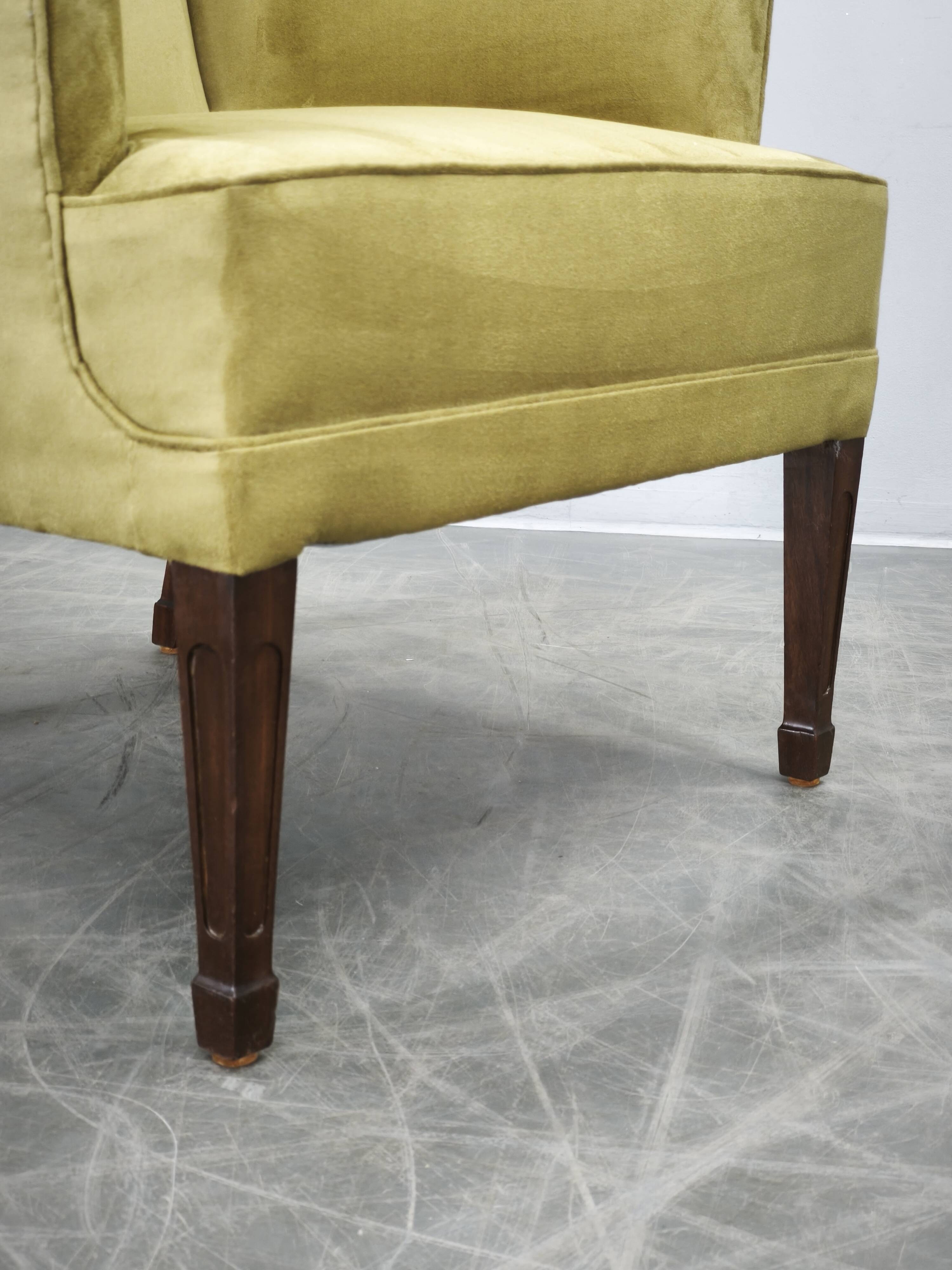 Danish Modern Armchair by Frits Henningsen, Denmark, 1960s