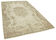 Handmade antique oriental beige rug 170 cm x 280 cm