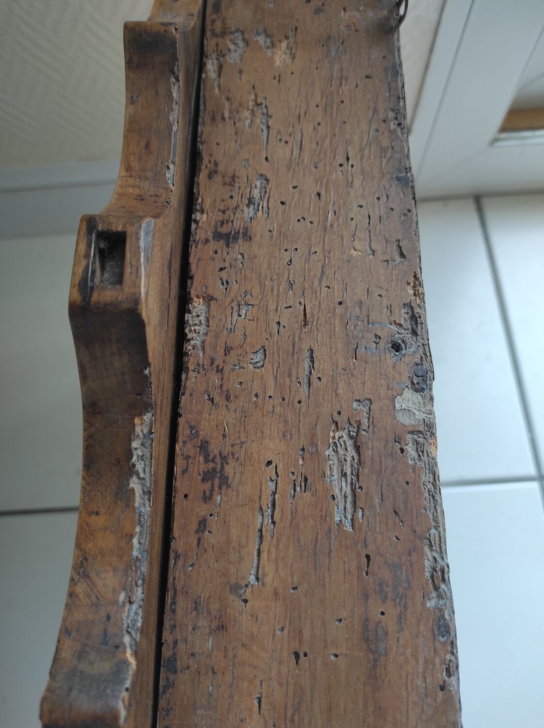 Old cherry display case