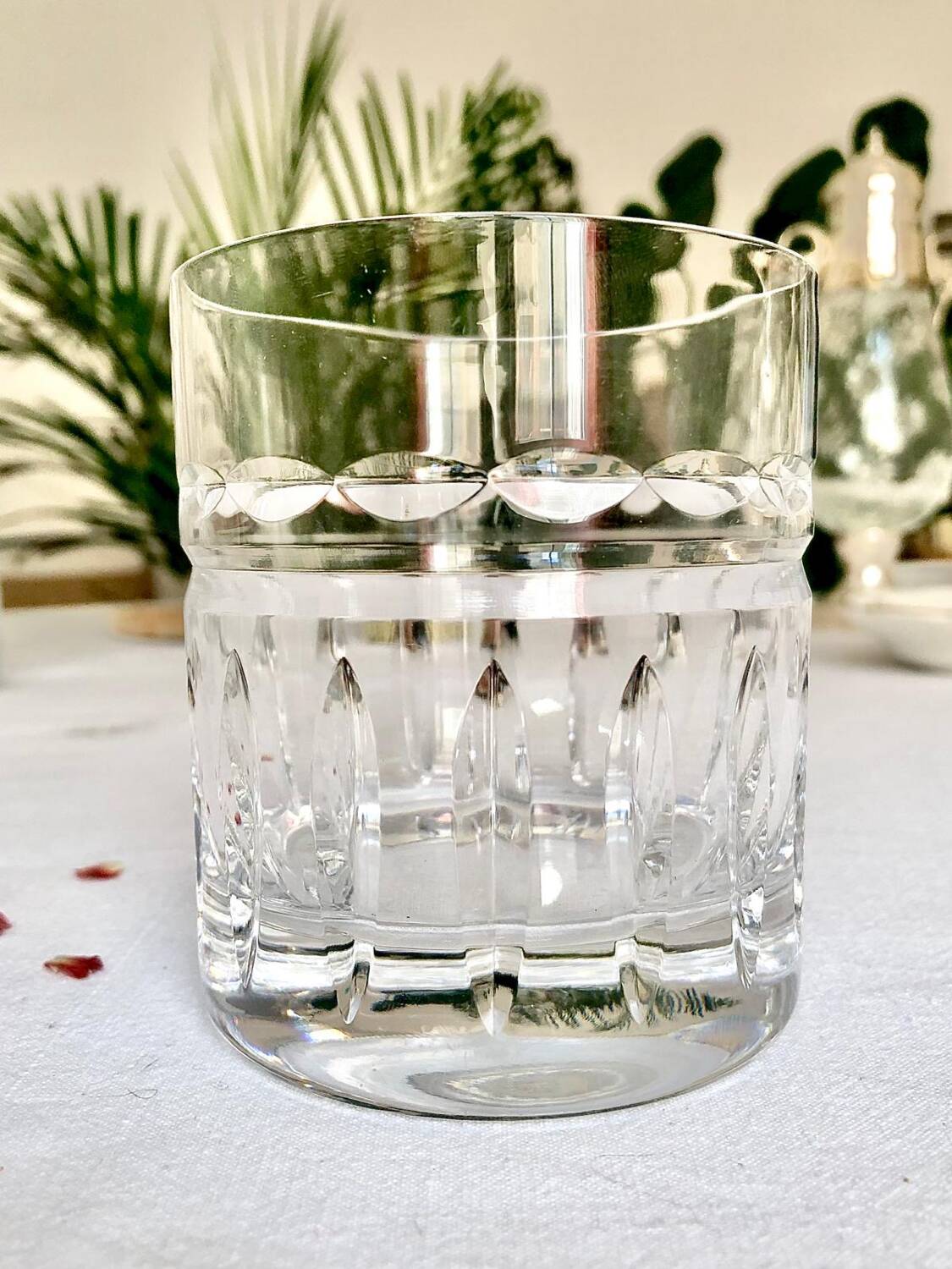 5 crystal whiskey glasses