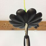 Suspension black perforated sheet metal lantern