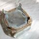 Napoleon III jewellery box bevelled glass engraved box box