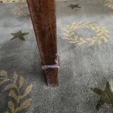 Farmhouse table in solid oak period 19th century restored