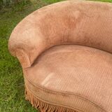 Velvet sofa