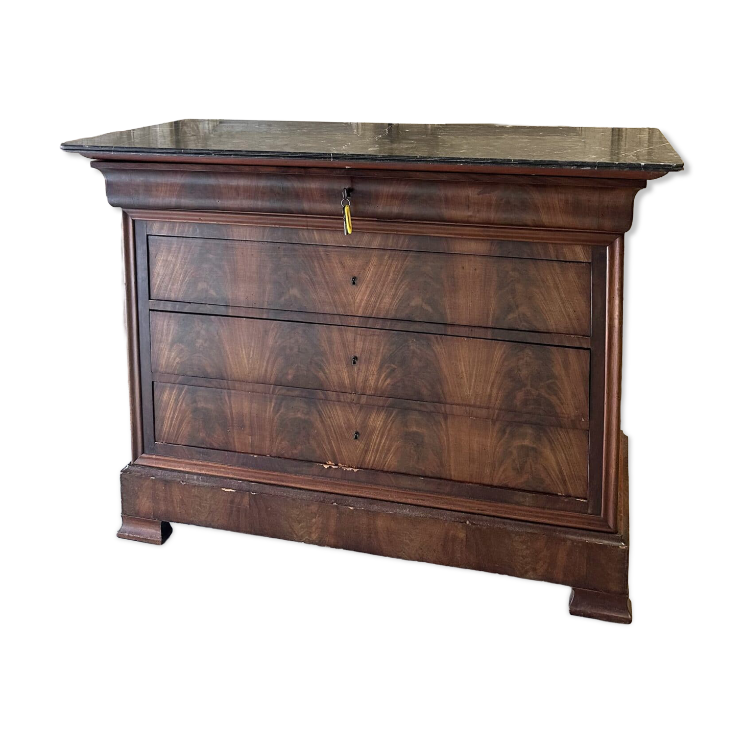 Louis Philippe mahogany commode 19th century