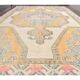 1970s vintage Turkish hand-knotted area rug 135x212