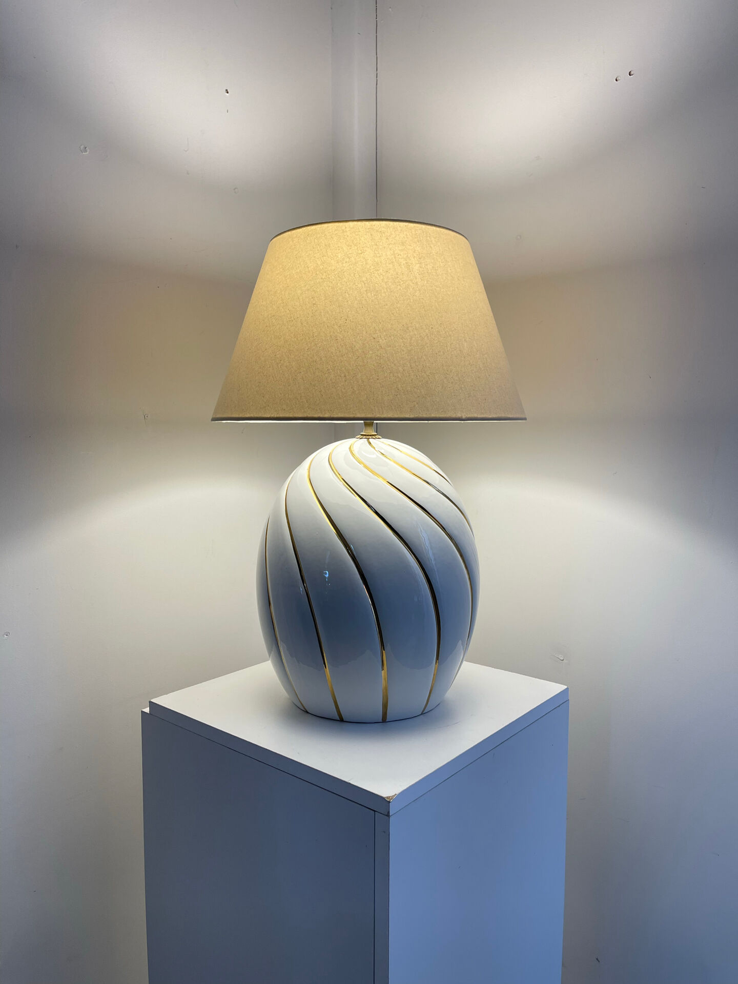 Lampe en céramique Italie 1970