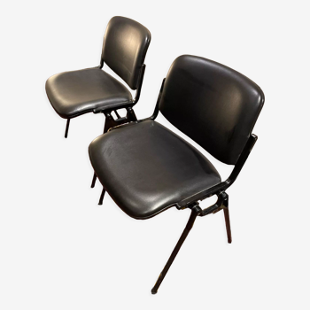 Pair of Castelli chairs by Giancarlo Piretti