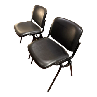 Pair of Castelli chairs by Giancarlo Piretti