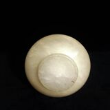 Alabaster vase with art nouveau handles