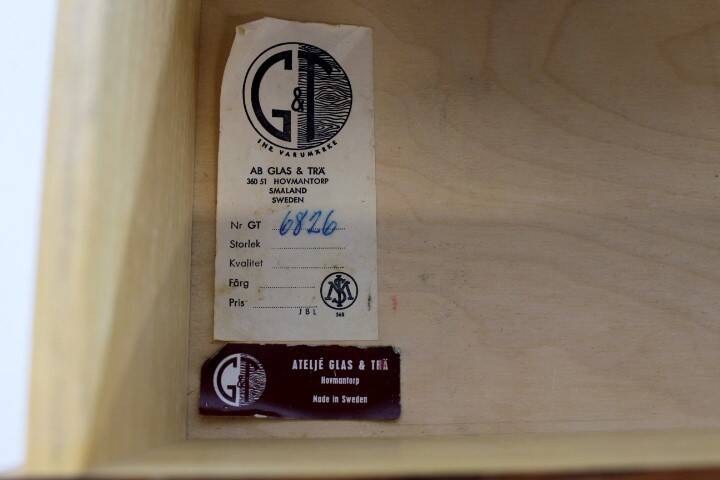 Scandinavian chest of drawers in rosewood, Glas & Trä, Sweden, 1960