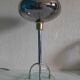 Lampe pied en verre vintage