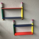 Pierre Sala style 80's wall shelves